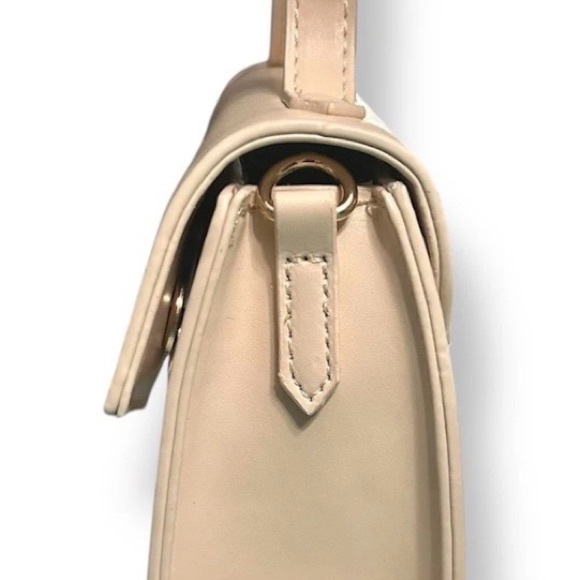 NWT CXL by Christian Lacroix Laine Panna Cotta Beige Crossbody Bag - Picture 5 of 8